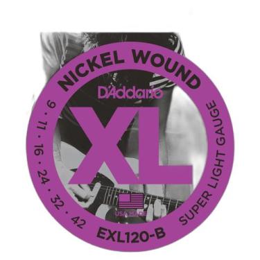 Imagem de Encordoamento D'addario 009 Guitarra EXL120B + Corda Extra