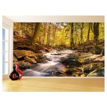 Imagem de Papel De Parede 3D Paisagem Cachoeira Florestas 3,5M Nch221 - Você Dec