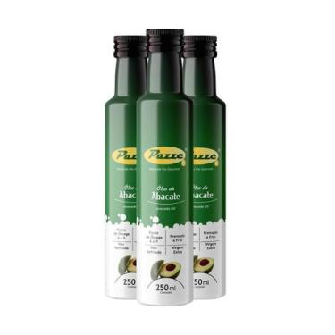Imagem de Kit 3 Óleo De Abacate Extra Virgem Pazze 250Ml