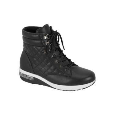 Imagem de Tenis Botinha Feminina Com Gel Modare Ultraconforto, Preto, 35