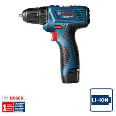 Imagem de Parafusadeira/Furadeira Bosch GSR120 12V com 1 Bateria 2 Ah