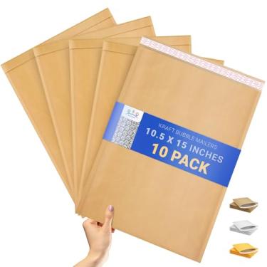 Imagem de Envelopes de bolhas naturais Kraft FBA, Natural, 10.5" x 15" / 10 Pack