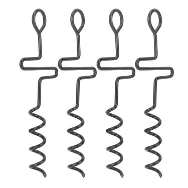 Imagem de A Barraca Espiral Tacks A Estaca Espiral Estável Resistente para A Cerca do Jardim Dos Trampolins de Acampamento