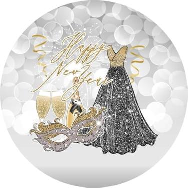 Imagem de Painel Festa Redondo C/Elástico 1,50m Ano Novo (ANV008)