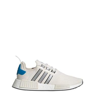 Imagem de adidas Tênis masculino casual NMD R1 com cadarço - Verde, Giz branco, 45