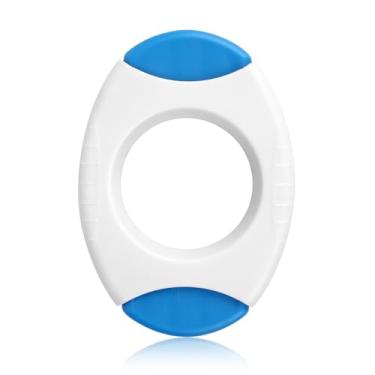 Imagem de Abridor de casca de ovo, cortador de topo de ovo atualizado, ferramenta de descascador de ovos rápido portátil e separador de biscoitos para ovos crus cozidos e utensílios de cozinha (azul)