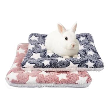 Imagem de ARCTIC EAGLE Pacote com 2 camas de porquinho-da-índia (estrela grande, cinza e rosa)