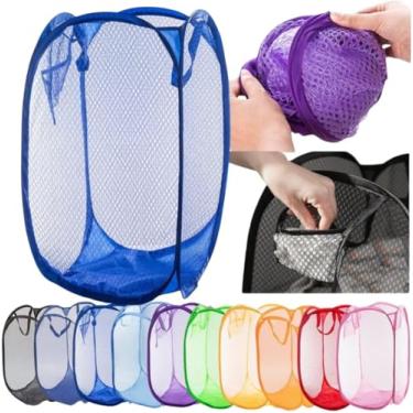 Imagem de Cesto Organizador Dobrável Multiuso 70x40cm em Poliéster Reforçado – Leve, Compacto e Resistente para Roupas, Brinquedos e Viagens