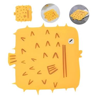 Imagem de MAOYONG Tampa De Silicone Para Ralo Banheira, Rolha Pia, Banheiro E Chuveiro - Amarelo 1 Peça