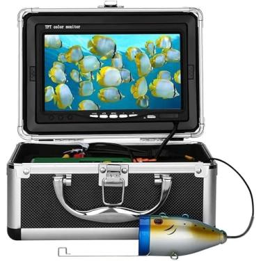 Imagem de Câmera De Pesca Subaquática, Câmera Fish Finder 1000tvl, Tela De 7 Polegadas, 30 Unidades Ir E Luzes Led Brancas, Ip68 à Prova D'água, Para Pesca No Gelo, Lago, Mar, Barco, 15M Cable