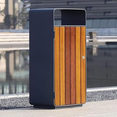 Imagem de Recipiente De Lixo Interno E Externo Recipiente De Lixo 55l Recipiente De Lixo De Grande Capacidade Lata De Lixo Decorativa Ideal Para Armazenamento De Piscina Externa No Pátio