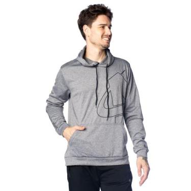 Imagem de Moletom Masculino Ninety Eight Capuz Logo Preto Cinza, Cinza, G