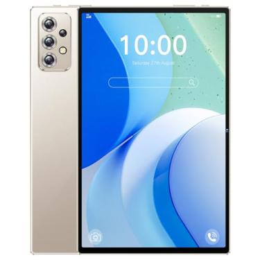 Imagem de Tablet Pad 6 Pro, 8GB RAM+256GB ROM, Tela Imersiva de 10.1'', Câmera Traseira 16MP, Câmera frontal de 8MP, Wifi, Android 12, 10000mAh Bateria, Dual-SIM (Ouro)