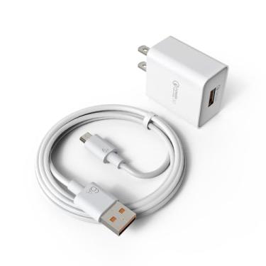 Imagem de BOEEA Cabo De Alimentação Carregamento Compatível Com Câmera Interna Simplisafe, Blink Mini Wyze Cam Pan V3 V2, Adaptador Carregador Parede Netvue/Blink/Cloud/Yi Home Kasa, 1,9 M