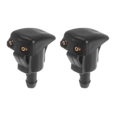 Imagem de ACROPIX 2 peças de bocal de lavagem de para-brisa dianteiro para Toyota Camry 1997-2001 Bocais de pulverização de para-brisa limpador de spray jato nº 85381AA010 preto