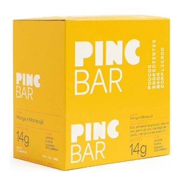 Imagem de Barra de Proteína Maracujá e Manga Sem Açúcar 50g Pinc Bar 12 Unidades