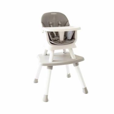 Imagem de Cadeira de Alimentação Convertty 8 em 1 Cosco Cinza, Amarelo, Convertt