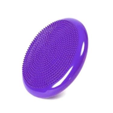 Imagem de Almofada Disco Equilíbrio 33cm Inflável 150kg Exercícios Fitness - NoB