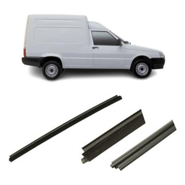 Imagem de Pestana Vidro Borracha Externa Porta Direita Fiorino Todas