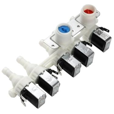 Imagem de NVCYUV Nova Válvula De Água Para Lavadora Wh23X29553, Compatível Com Máquina Lavar Ge Hotpoint, Substituição Ap6983554 Ps12743643 Eap12743643 33090202 Pd00067381, Garantia 2 Anos