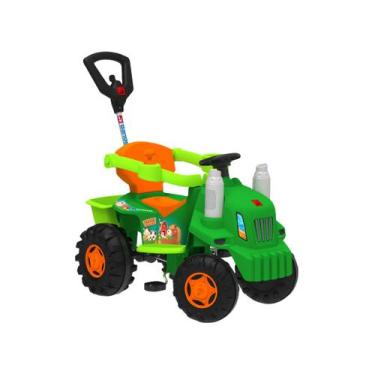 Imagem de Quadriciclo Infantil a Pedal Verde Trator  - Bandeirante 1234