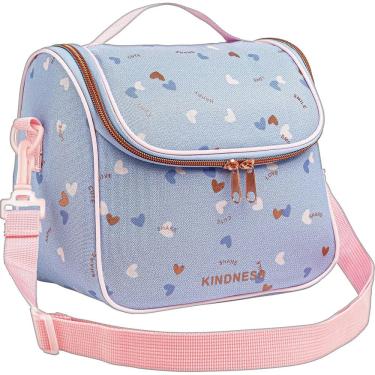 Imagem de Tilibra - Lancheira Tiracolo Académie Coração Metalizado