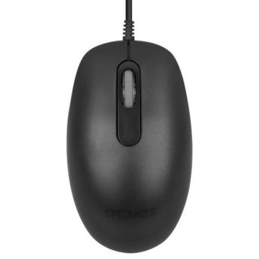 Imagem de Mouse usb soft 1200dpi silent click - cabo 2 metros - mssc01 - Pcyes