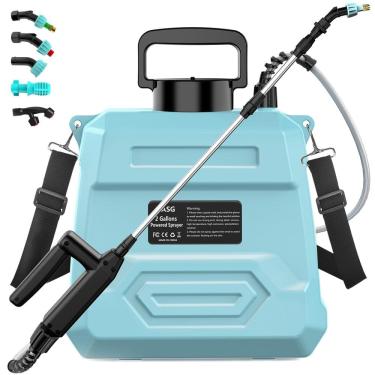 Imagem de Pulverizador elétrico de jardim VASG 8L com 5 bicos e bateria de 7,4 V