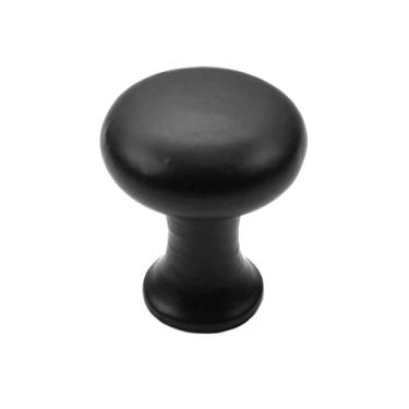 Imagem de Iron Valley - Puxador de armário redondo de 3,5 cm de altura - Pacote com (10) ferro fundido sólido