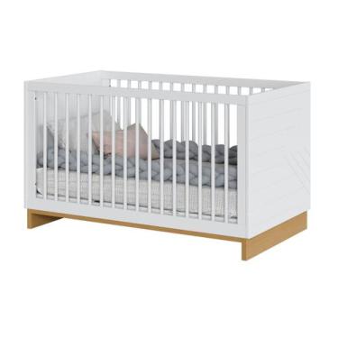Imagem de Berço Cubo - Divicar Lumali Baby - Divicar Móveis, Branco