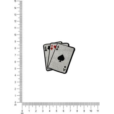 Imagem de Adesivo de Chapéu Country Cartas de Baralho - Vivace Country, Tamanho 