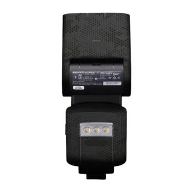 Imagem de HVL-F60RM Película de vinil anti-arranhões Casaco protetor de câmera Flash Adesivo Wrap Film Body Protector Decalque Skin para Sony HVL-F60RM (Mamba Preto)