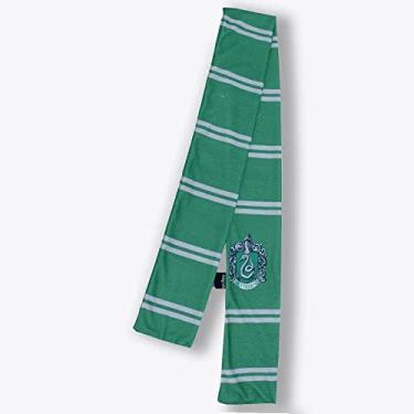 Imagem de Cachecol Oficial Harry Potter Sonserina Presente Geek cor:Verde