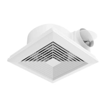 Imagem de MotiveTech Exaustor Ventiladores de Teto Exaustor Leve, Silencioso, Quadrado, Eficiente E Compacto para Banheiros, 8 polegadas