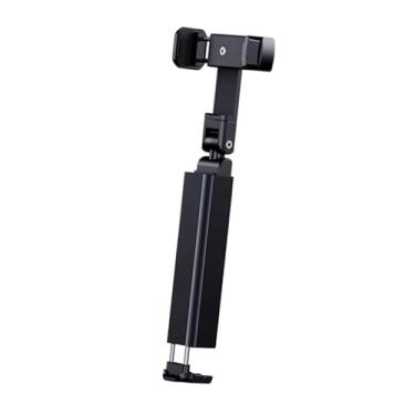 Imagem de Generic Suporte de telefone de viagem de avião Avião Stand portátil de viagem, fácil de usar, ajustável e compacto Travel Essentials Phone Mount for Desk, Preto