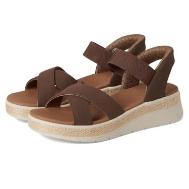 Imagem de Skechers Sandália feminina Sun Ray-Hands Free Slip-ins, Chocolate, 7 Wide