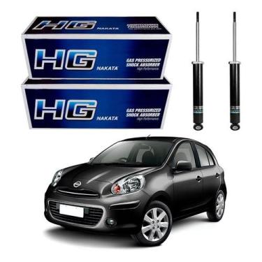 Imagem de Par Amortecedor Traseiro March 1.0 1.6 2009 A 2014 - Nakata
