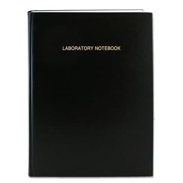 Imagem de BookFactory Caderno de laboratório - 168 páginas (formato de grade 0,63 cm), 21 cm x 28 cm, capa preta, caderno de laboratório com capa dura costurada em seção (LIRPE-168-LGR-A-LKT1)