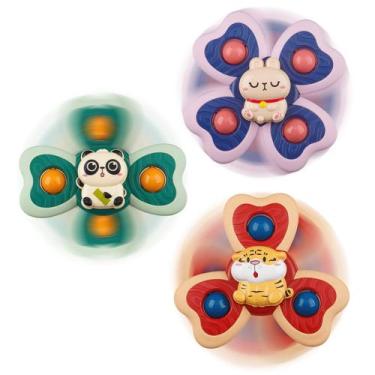 Imagem de Suction Cup Spinner Toys ALASOU Panda 1-3 anos com ventosas