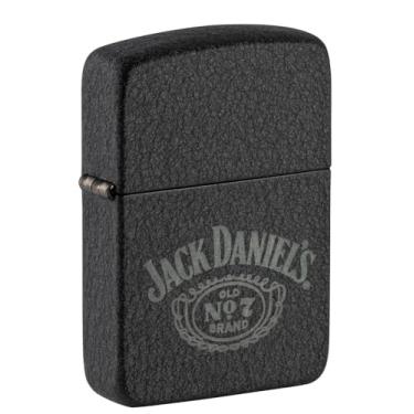 Imagem de Zippo Jack Daniel's No. 7 Design 1941 Réplica Preto Crackle Pocket Isqueiro