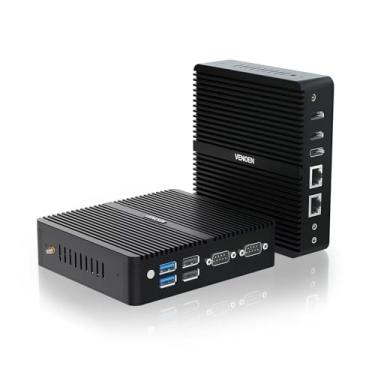 Imagem de VENOEN Mini PC Win 11 Pro Industrial PC 12ª geração in-tel J6412 Processador, 8G DDR4 256G M.2 SSD Office Home Industrial Mini Computador, 2xHD+DP Triple Display/2xLan/2xRS232 COM/WiFi/BT 4.2
