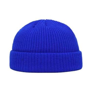 Imagem de Gorro De Inverno Unissex De Malha Quente Para Homens E Mulheres Cor Só