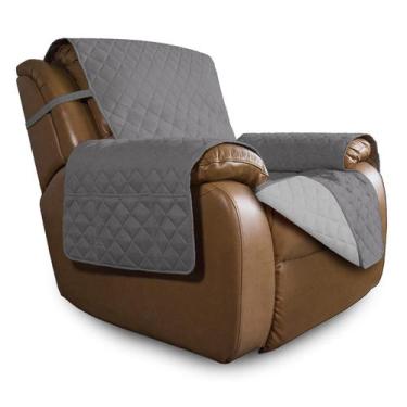 Imagem de Capa de sofá reversível, poltrona reclinável de grandes dimensões, cin