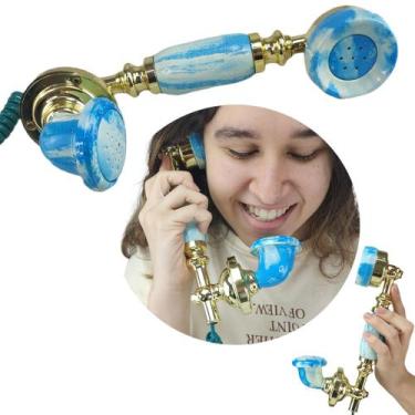 Imagem de Gancho Monofone Rj11 Telefone Fixo Vintage Estilo Retro Decoraçao Hote