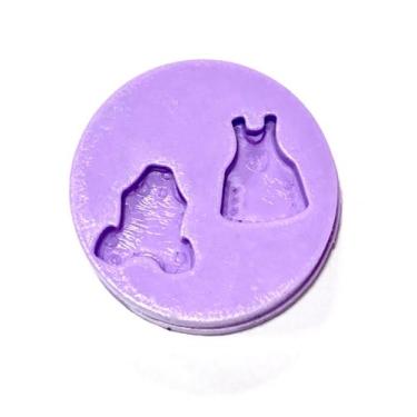 Imagem de F1521 mini molde de silicone body e vestido confeitaria biscuit - conf