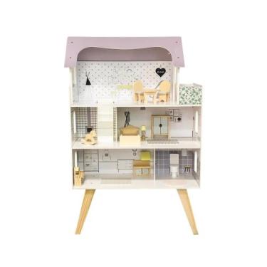 Imagem de Casa De Boneca Completa Com Móveis e Acessórios - Modali Baby 