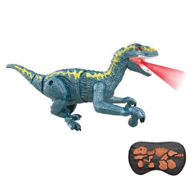 Imagem de Dinossauro de Brinquedo c/ Controle Anda Emite Som Maxi Toys