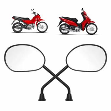 Imagem de Par Espelho Retrovisor AWA Honda Biz Pop Bros 2009 A 2019