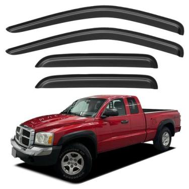 Imagem de Viseiras de janela e protetores de chuva para Dodge Dakota 2005-2010 -