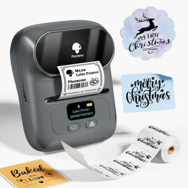 Imagem de Máquina de etiquetas térmicas Phomemo M110 Bluetooth Cinza